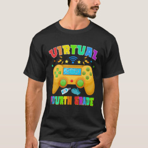 Virtual Fourth Grade Video Game Back To School Mas T-Shirt