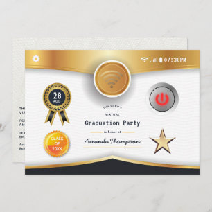 Virtual Graduation Party Invitation