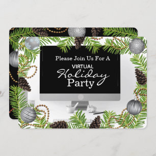 Virtual Holiday Party Invitation