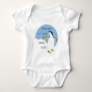 Virtual Hugs and Kisses Baby Jersey Bodysuit