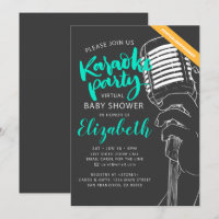Virtual Karaoke Party Baby Shower Video