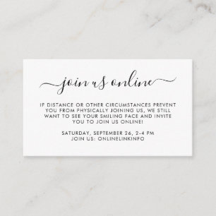 Virtual Online Option Party Baby Shower Enclosure