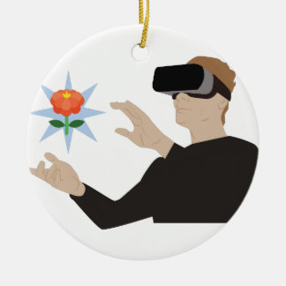 Virtual Reality Ceramic Ornament