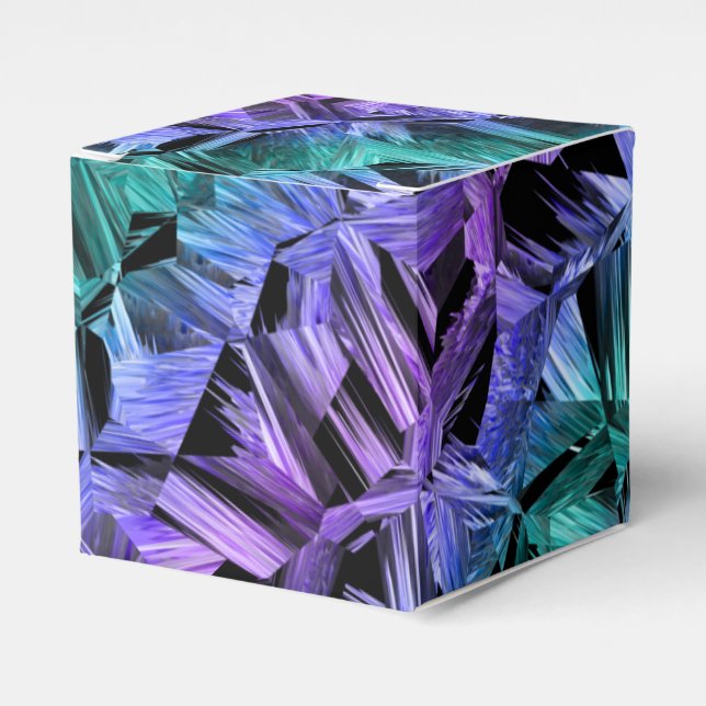 virtual reality, dark crystal gradient : favor box (Front Side)
