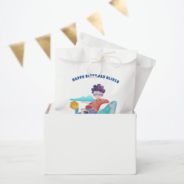 Virtual Reality | Gaming Birthday Thank You Favour Bag (Party)