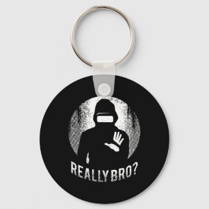Virtual Reality Graphic Retro Distressed Art For A Keychain