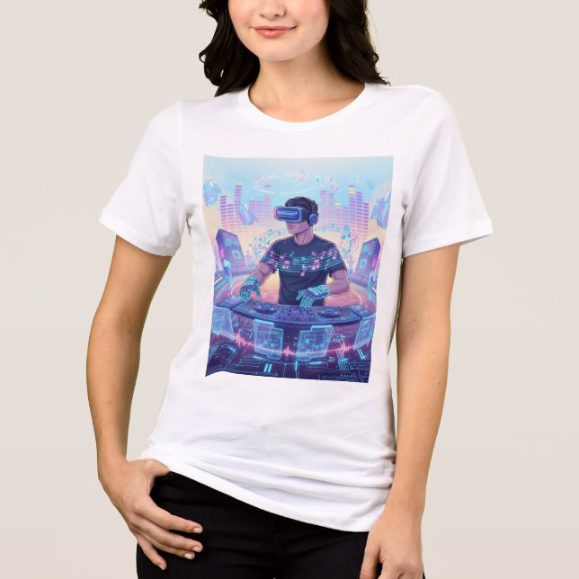 Virtual Reality Mixscape DJ Tee (Front)