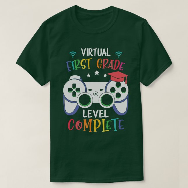 Virtual st grade level complete T-Shirt (Design Front)