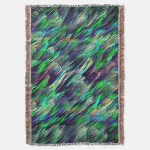 Virtual stalactite or image layers destroyed throw blanket
