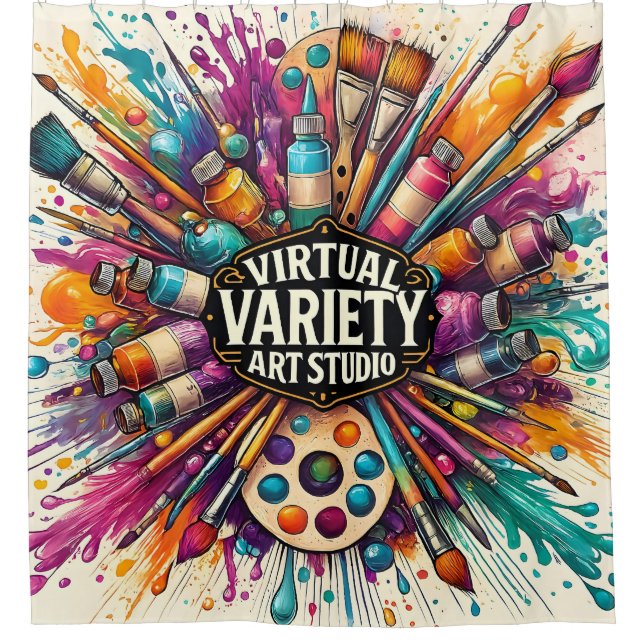 Virtual Variety Art Studio – Creative Paint Splash (Front)