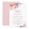 Virtual Wedding Elegant Floral Blush Pink Peony