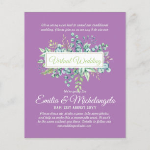 Virtual Wedding Video Chat Live Streaming Invites