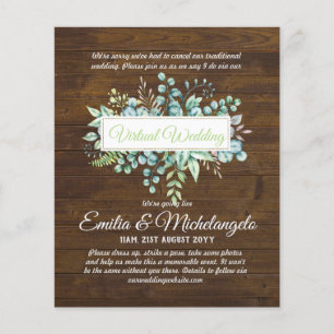 Virtual Wedding Video Chat Live Streaming Invites