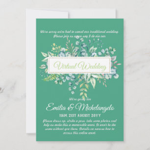 Virtual Wedding Video Chat Live Streaming Invites