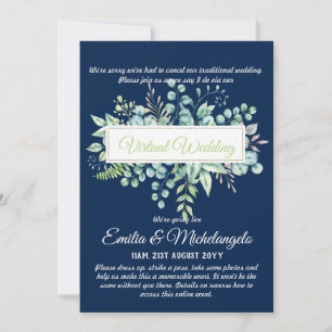 Virtual Wedding Video Chat Live Streaming Invites