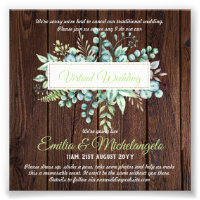 Virtual Wedding Video Chat Live Streaming Invites