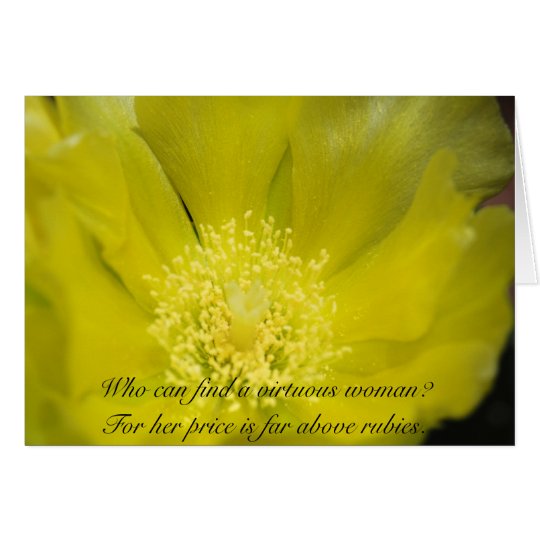 Virtuous Woman Card