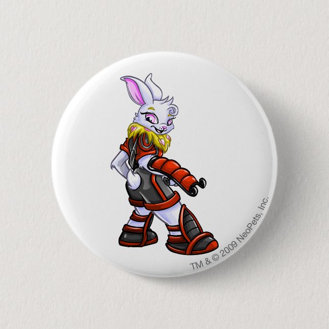 Virtupets Space Station Team Captain 2 2 Inch Round Button (Front)