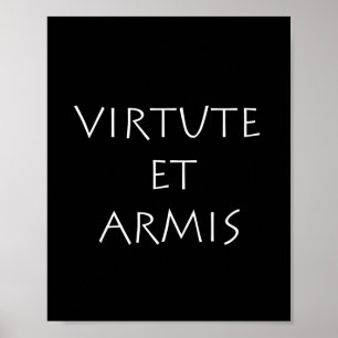 Virtute et armis poster