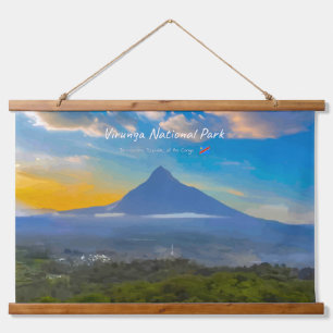 Virunga National Park, DR Congo - Volcano Hanging Tapestry