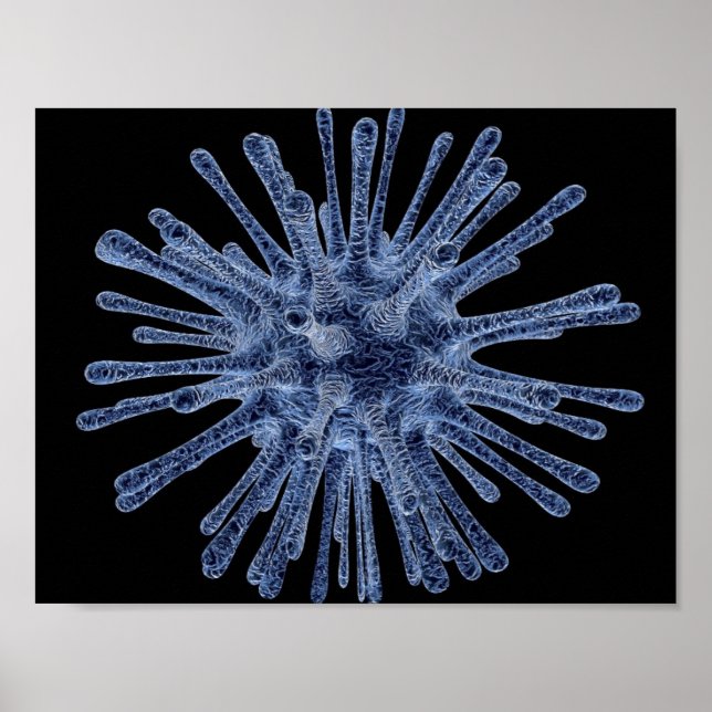 Virus Infected Cell Poster (Front)