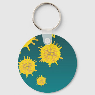 virus keychain