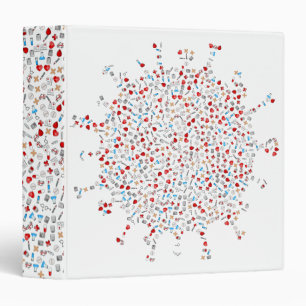 Virus Medical Graphic Design Binder