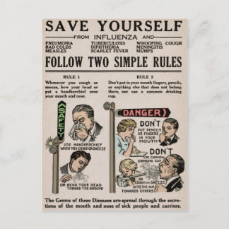 Virus Prevention Postcard