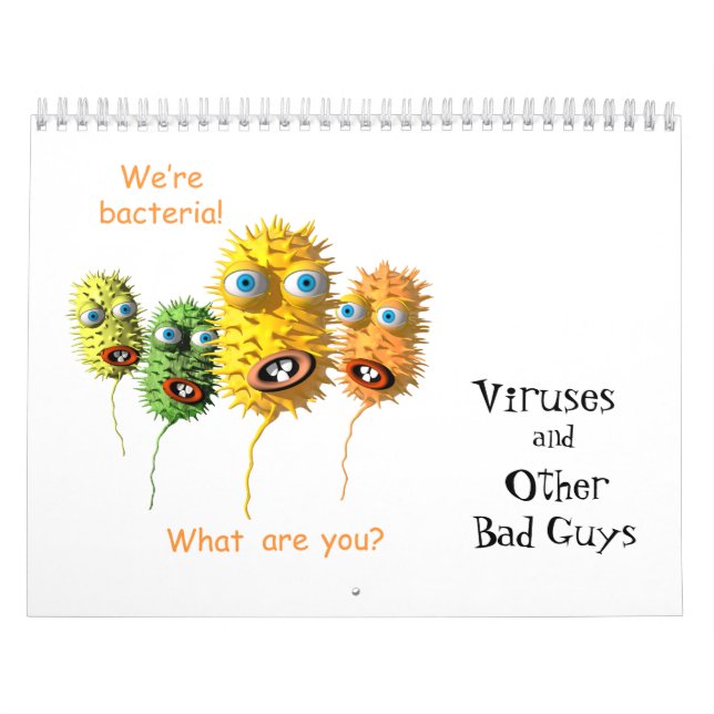 Viruses and Other Bad Guys Calendar (Cover)