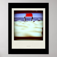 Vis-à-vis variation 3D Computer Art poster noir