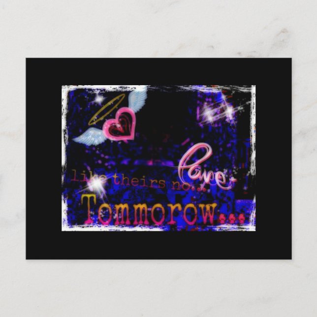 Vis comme.... Carte postale (Devant)