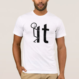 Vis It Funny Stick Figure T-shirt Homme