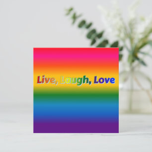 Vis, Rire, carte pour notes d'amour