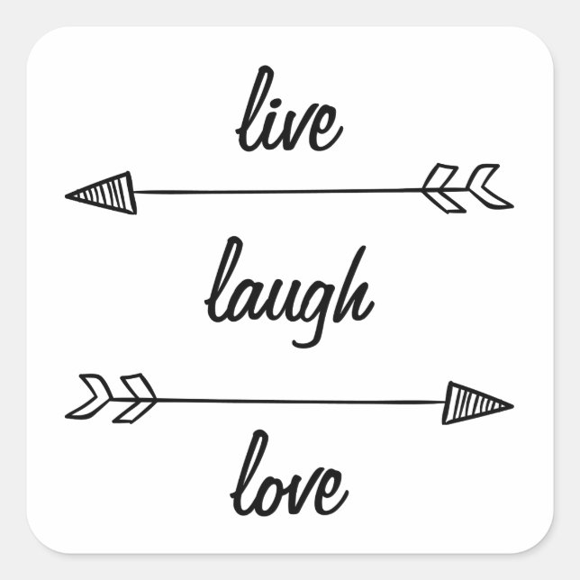 Vis, Rire, Sticker Amour (Devant)