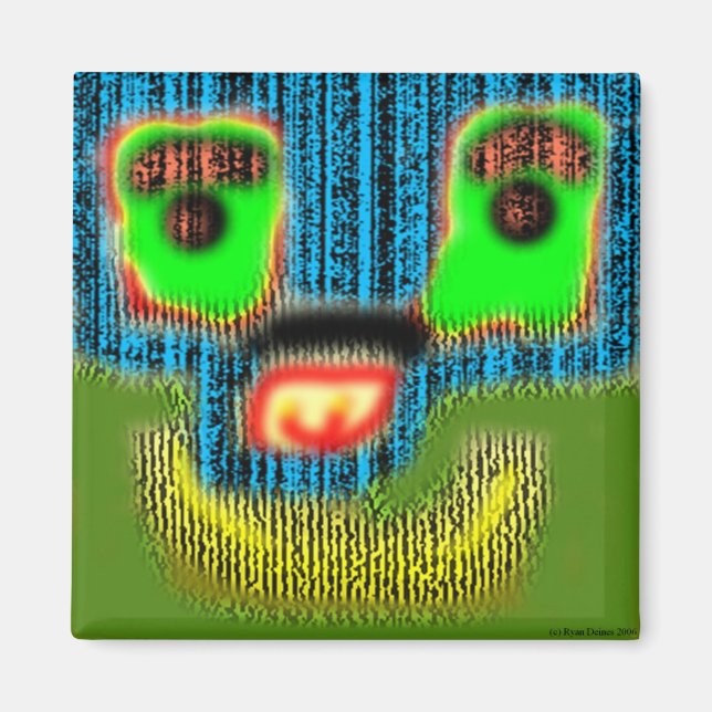 Visage 8 aimant (Devant)