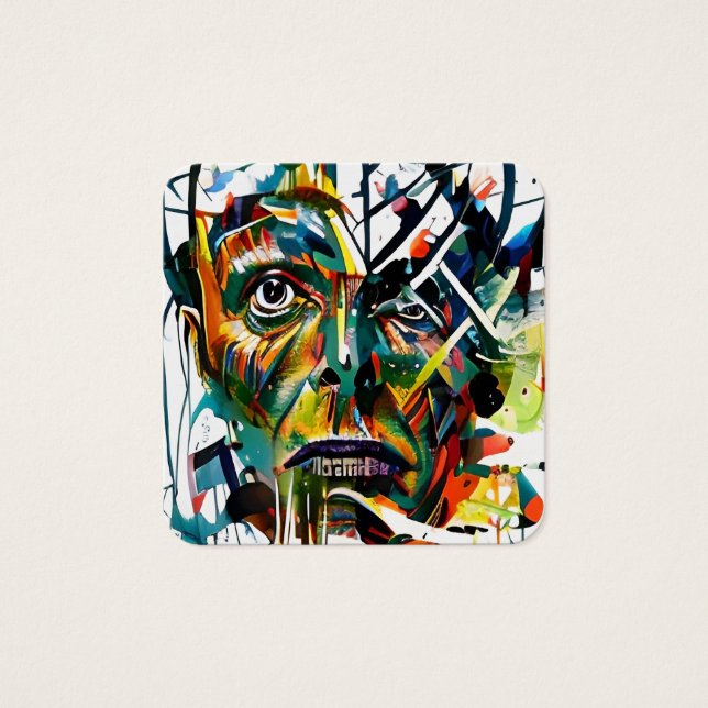 Visage Abstrait d'un alien (Devant)