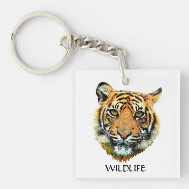 Visage animal sauvage de tigre (Devant)