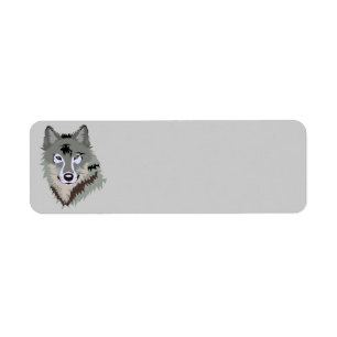 Visage Animé de loup