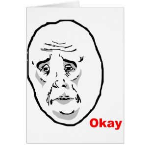 Visage correct Meme de rage de type