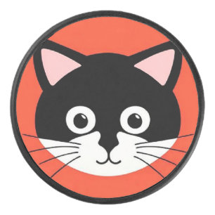 Visage de Chat Mignon Illustration Vibrante