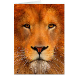Visage de lion de Simha