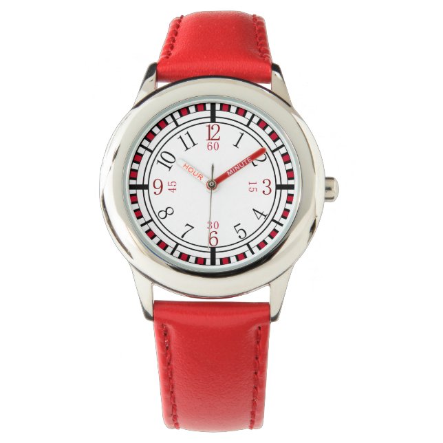 Visage de montre détaillée dans différentes couleu (devant)