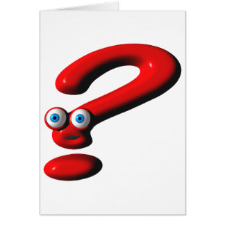 Visage de point d'interrogation