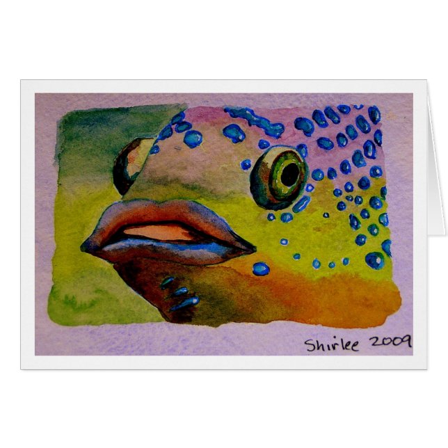 Visage de poissons (Devant horizontal)