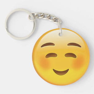 Visage de sourire blanc Emoji