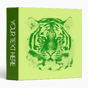 Visage de Tigre en Gros Plan   Classeurs Personnal