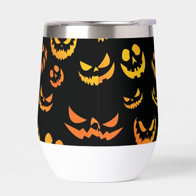 Visage du Citrouille Jack-o'-lantern (Gauche)