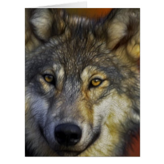 Visage d'une photo de loup