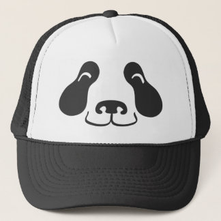 Visage heureux de panda - casquette