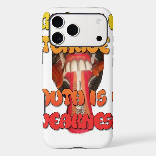 Visage idiot : Humour d'expression de langue de so (Verso)